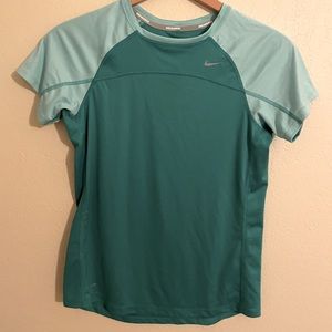 Teal Nike workout shirt